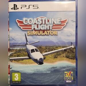 Coastline Flight Simulator for PS5 - Blue Case